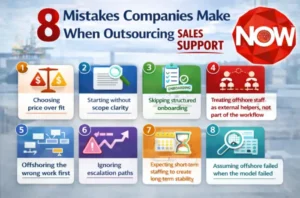 8 Mistakes Companies Make When Outsourcing Sales Support