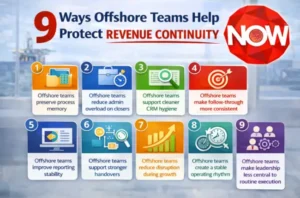 9 Ways Offshore Teams Help Protect Revenue Continuity