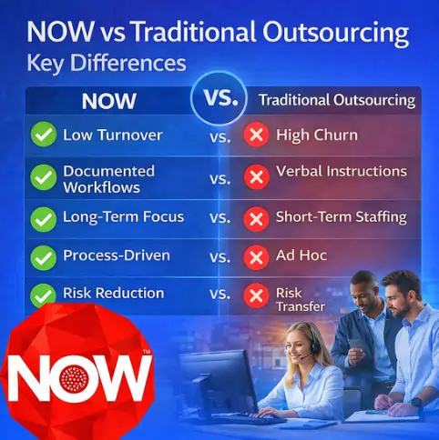 NOW vs Traditional Outsourcing